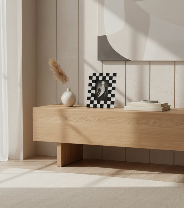 Photo Frame Mosaic Black and White 10x15cm