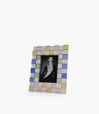 Mosaic Photo Frame Multicolor 10x15cm