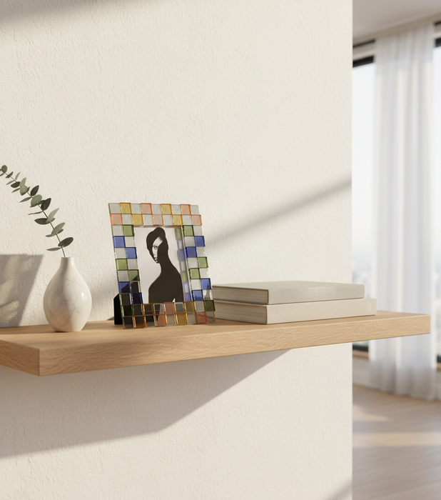 Mosaic Photo Frame Multicolor 13x18cm