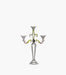 Canvas Candelabras Crystal 3 Arms 39x39x54cm - Roomours UAE