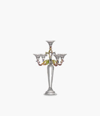 Canvas Candelabras Crystal 5 Arms 39x39x54cm - Roomours UAE