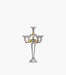 Canvas Candelabras Crystal 5 Arms 39x39x54cm - Roomours UAE
