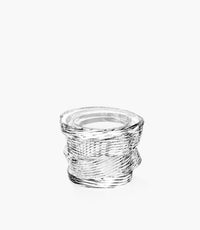 Swirl Crystal Jar Oud Clear 10.8cm