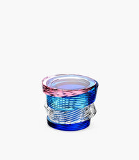 Swirl Crystal Jar Oud Coloured 10.8cm