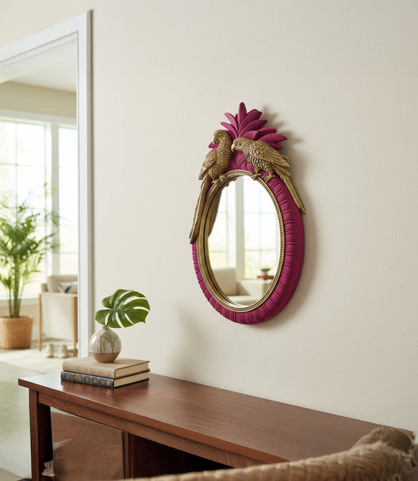 Magic World Parrot Mirror 25*6*42cm
