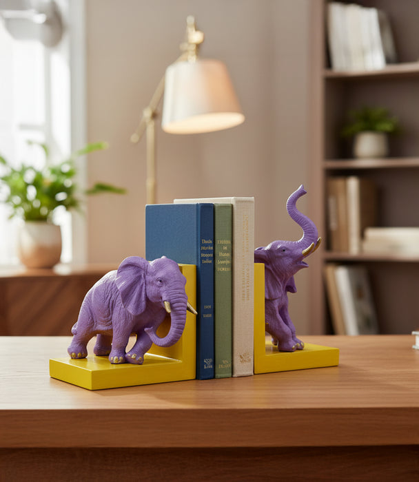 Magic World Elephant Bookends