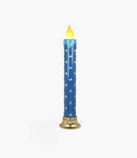 Xmas Resin Display LED Candle,Blue 25X25X122.5Cm