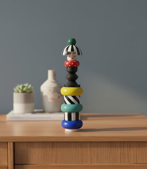 Dolomite  Vase In Puppet Shape, Multi, 20.9*20.9*84.5Cm