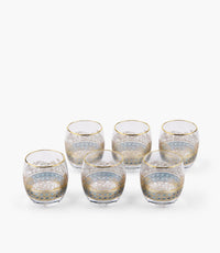 Renaissance Blue Short Drink , Set of 6