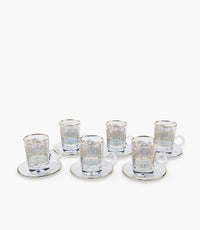 Renaissance Blue Tea Cup w/Saucer, Set of 6