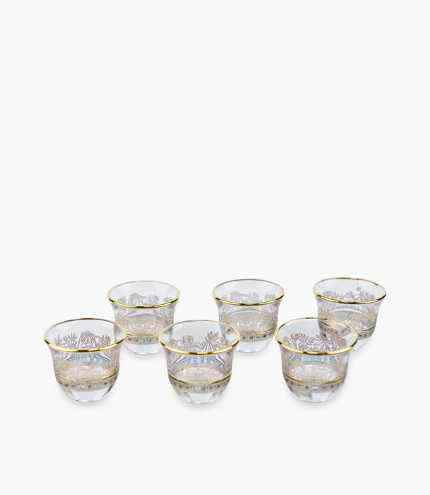 Renaissance Blue Gawa Cup, Set of 6
