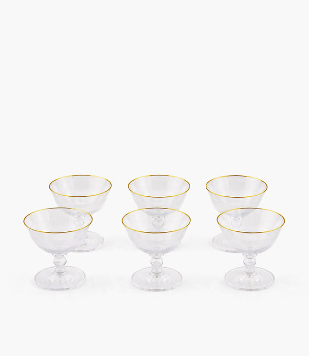 Luxe Gold Ice Cup, Set of 6