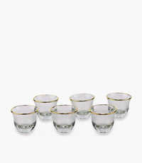 Luxe Gold Gawa Cup, Set of 6