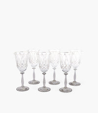 Victorian Platinum Water Big 260 mL, Set of 6