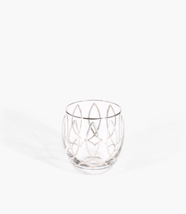 Victorian Platinum Short DrinkÂ , Set of 6