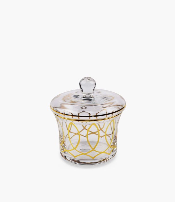Victorian Gold Sugar Bowl