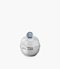 Glass Bubble Bonbonniere In Blue R: 14Cm, H:14Cm