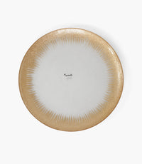 Stardust Charger Plate Glass Gold 33cm Set of 6