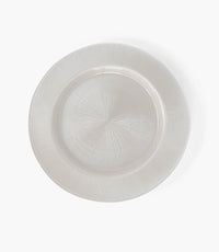 Classic Charger Plate Glass White Set of 6 - Roomours UAE