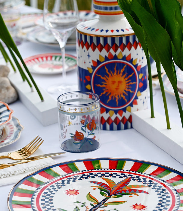 Dolce Vita Palm Cake Plate Dia32cm