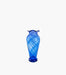 Murano Vase Scenic Strips Blue 17.5x17.5x38 - Roomours UAE