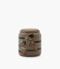 Amazonia Vase Porcelain Blue & Beige 30*26 cm - Roomours UAE