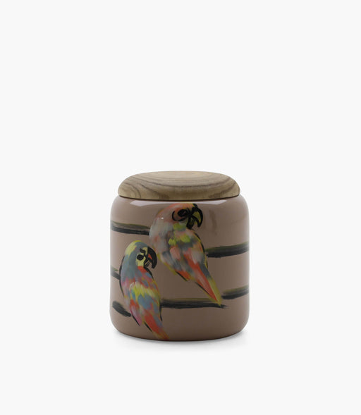 Amazonia Vase Porcelain Blue & Beige 30*26 cm - Roomours UAE