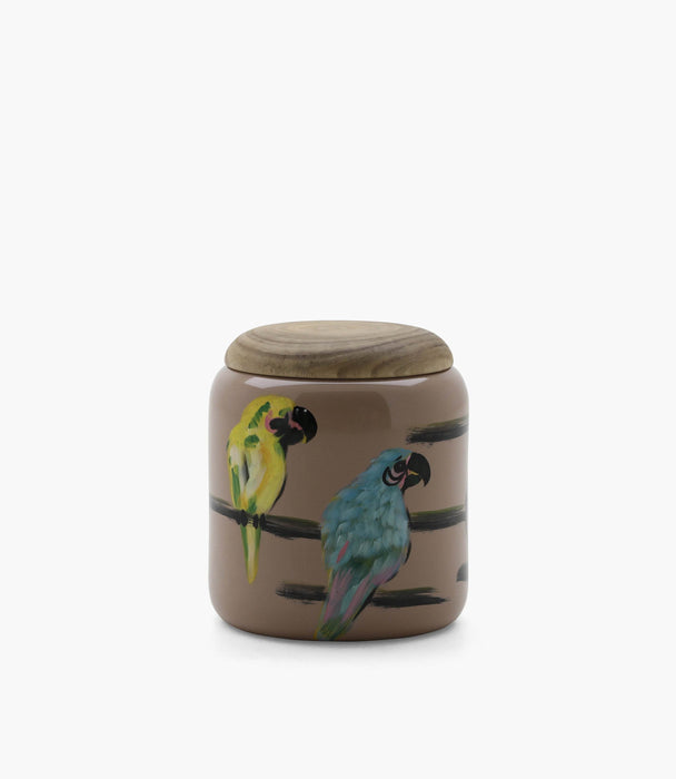 Amazonia Vase Porcelain Blue & Beige 30*26 cm - Roomours UAE