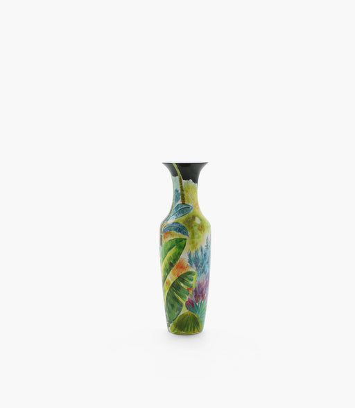 Amazonia Vase Porcelain Green, Blue and pink 82*27 cm - Roomours UAE