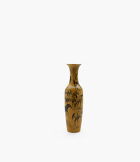 Horse Porcelain Yellow Vase 161x45 Cm