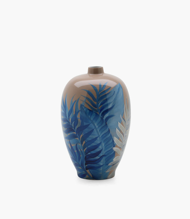 Amazonia Porcelain Blue & Beige Vase 58*35 cm