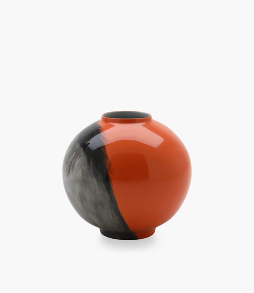 Vase Handpainted Horse Head Porcelain D38xh38Cm - Roomours UAE