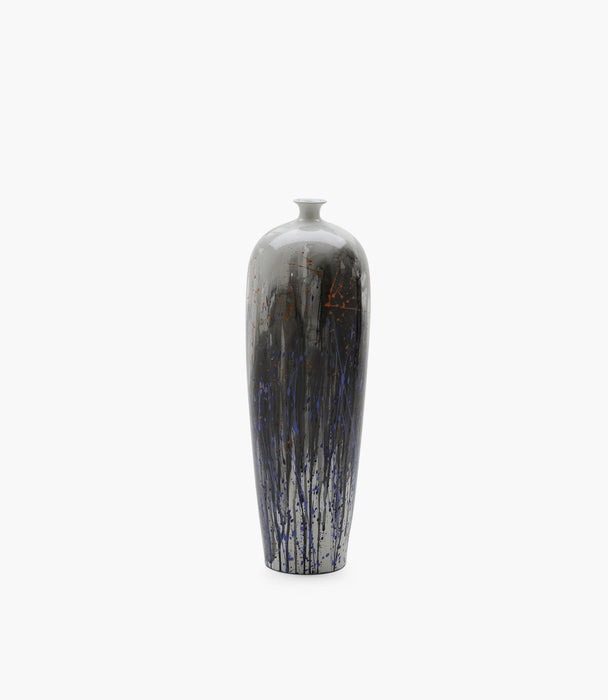 مزهرية أمازونيا بورسلين طويلة ملوّنة - 18.2×54.5 سم