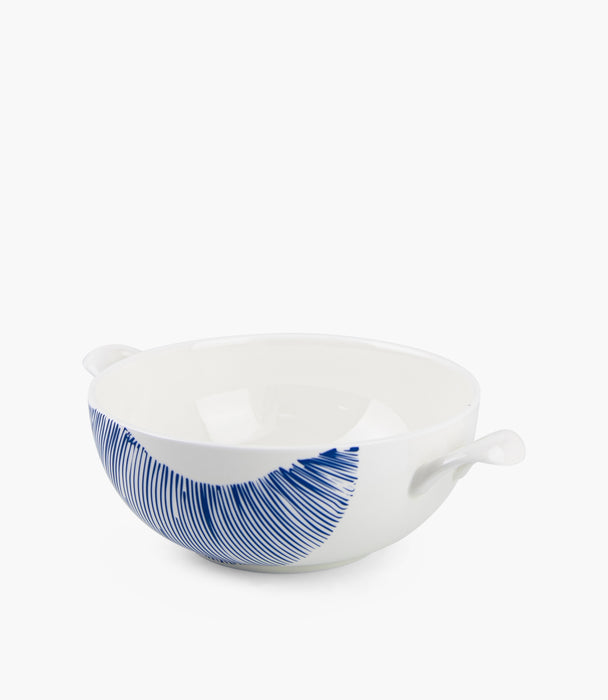 سلطانية حساء شرق خزف صيني ملونة