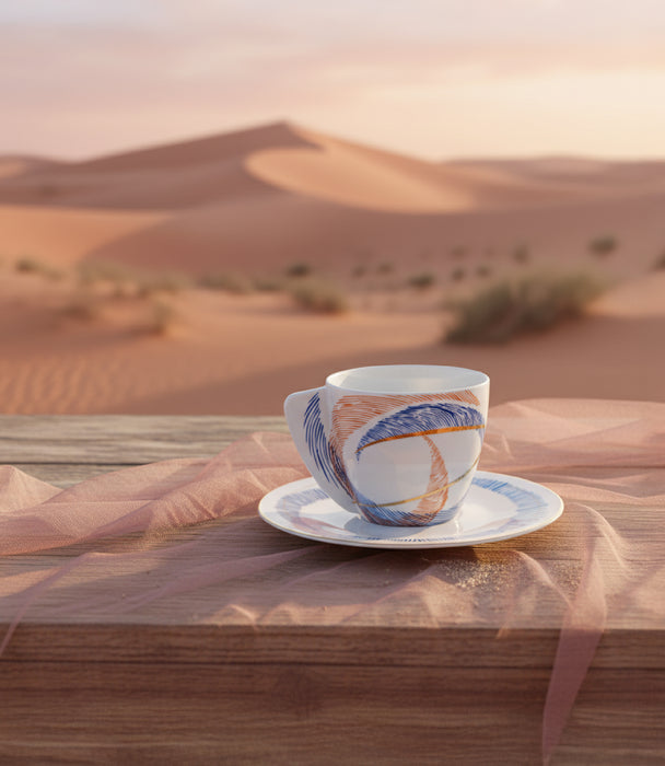 Sharq Coffee cup with saucer / 6pcs set