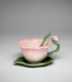Ceramic Hibiscus cup & saucer w/spoon H 7.0CM - Roomours UAE