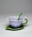 Porcelain Dahlia Floral cup & saucer w/spoon H 7.0CM - Roomours UAE