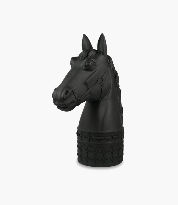 Optical Black Polyresin Horse Mini