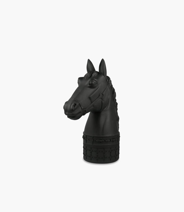 Optical Polyresin Horse Maxi - Black
