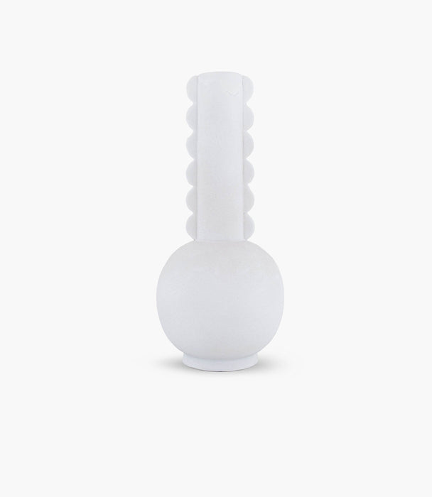 Marco Round Base Vase - Ivory - Roomours UAE