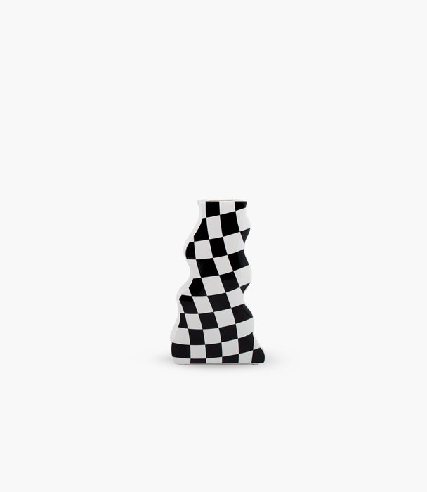 Monochroma Monochrome Wavy Small Vase
