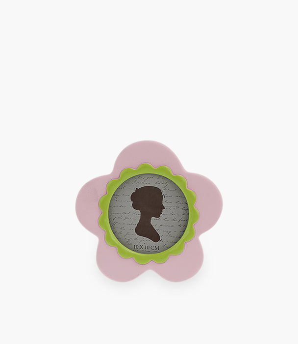 Kimberly Photo Frame Pink/Green 10*10cm