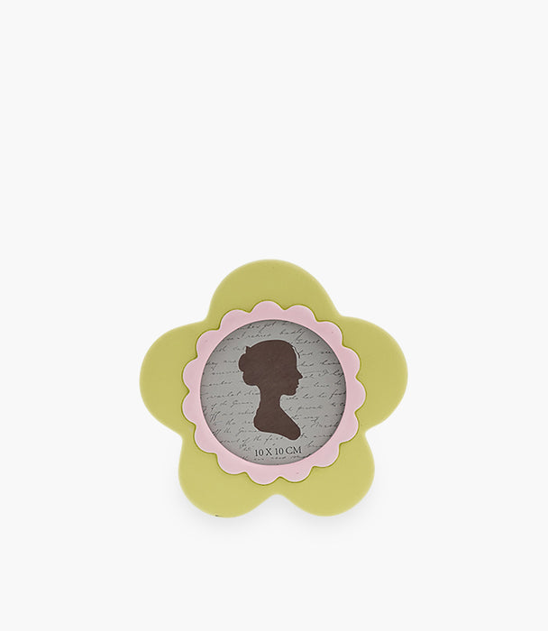 Kimberly Photo Frame Green/Pink 10*10cm