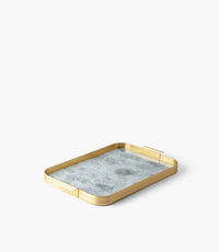 Fleur de Soir Aluminum Frame Tray 54.5*34*4Cm