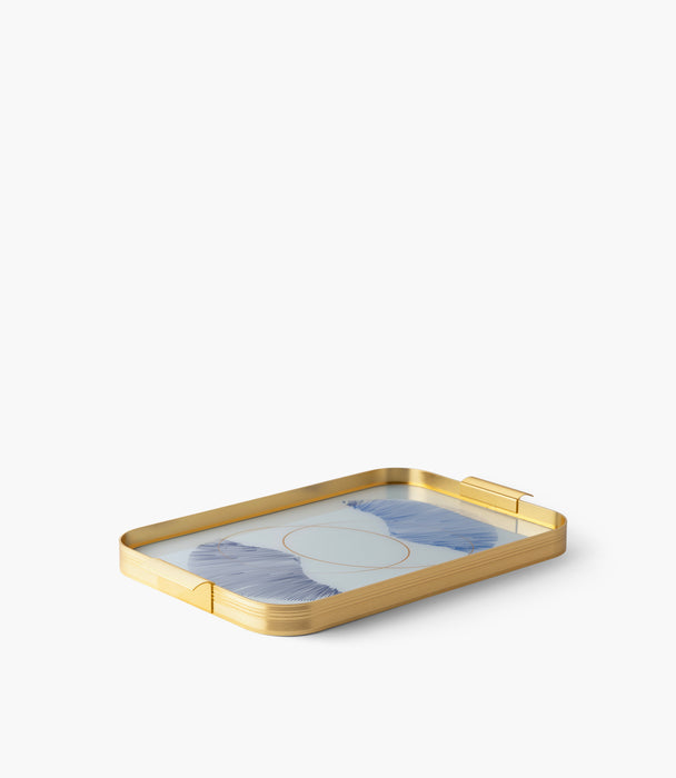 Sharq Aluminum Frame Tray 54.5*34*4Cm