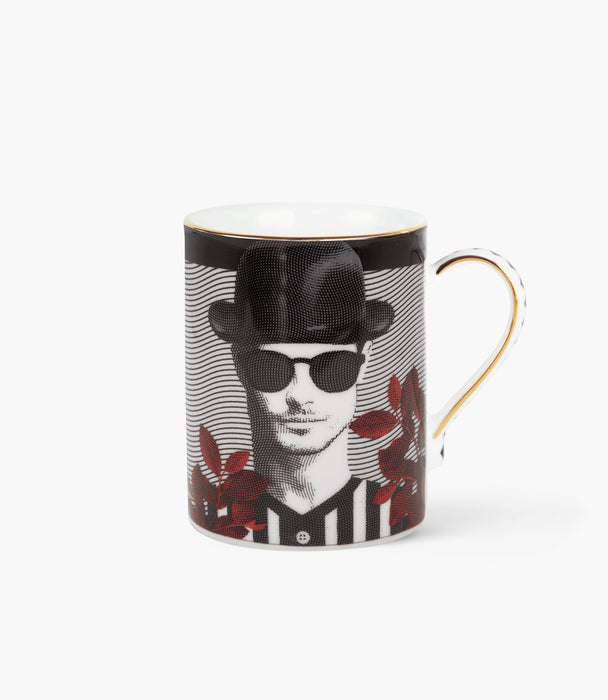 Mr. Black Mug Ø8.5 H.10.5cm