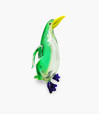 Animal Glass Penguin Green 19x14.5xH.31cm
