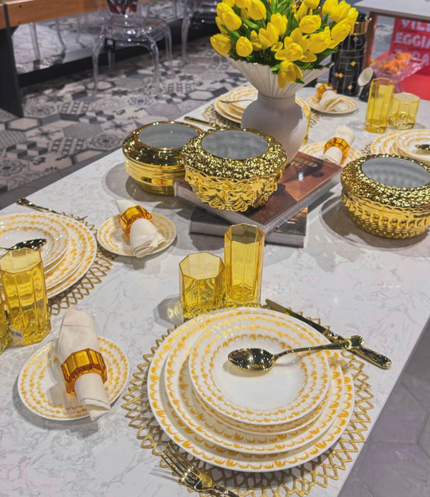 Pot Marigold 4 Persons Dinner Set 20 Pcs - Roomours UAE