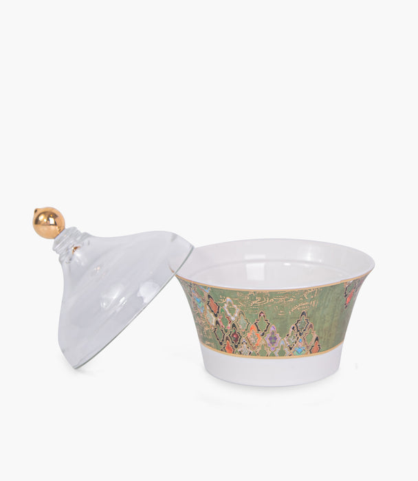 Andalusia Oro Dates Bowl w/ Lid