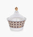 Geo beige Dates Bowl w/ Lid - Roomours UAE